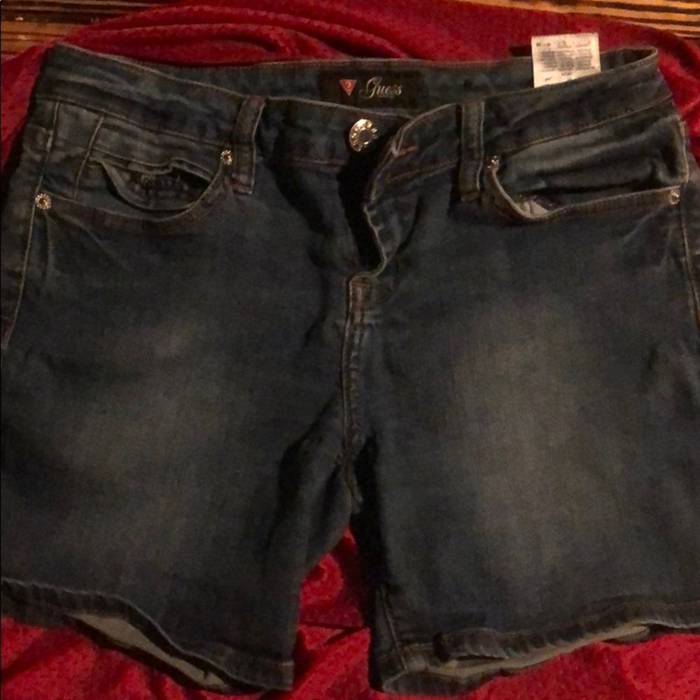 Denim shorts
